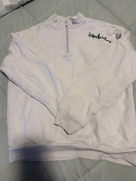 Tiger Friday Sweaters - Tiger Friday White Crew Neck